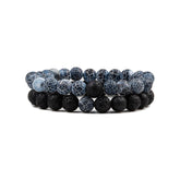 Pulseira Masculina Pedras Naturais